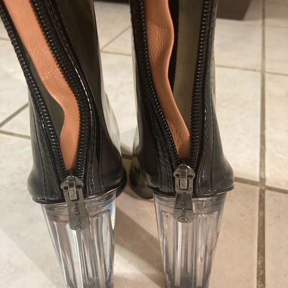 Fashion Nova High Heeled See Through Fashion Boots - Picture 5 of 10